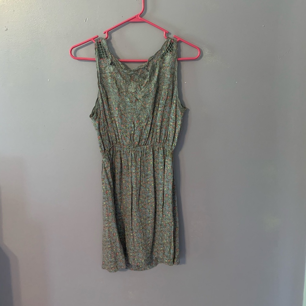Summer floral print women’s dress